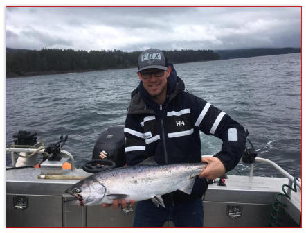 Caption Matt Wiley | Wiley's Sport Fishing | Fishing Charters Vancouver Island